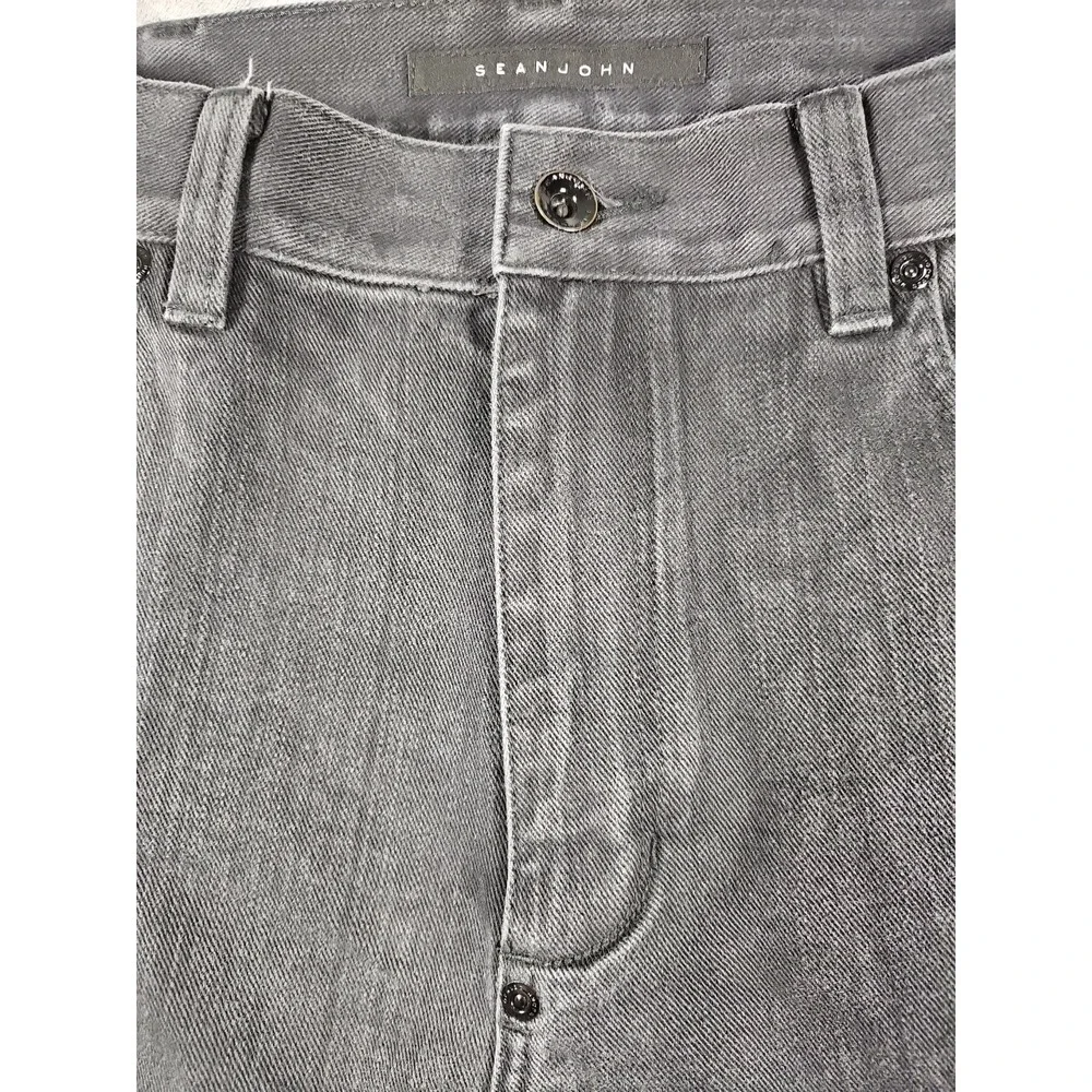 Vintage Sean John Hamilton Jeans Mens 40x32 Black Relaxed Straight Cotton J870‎